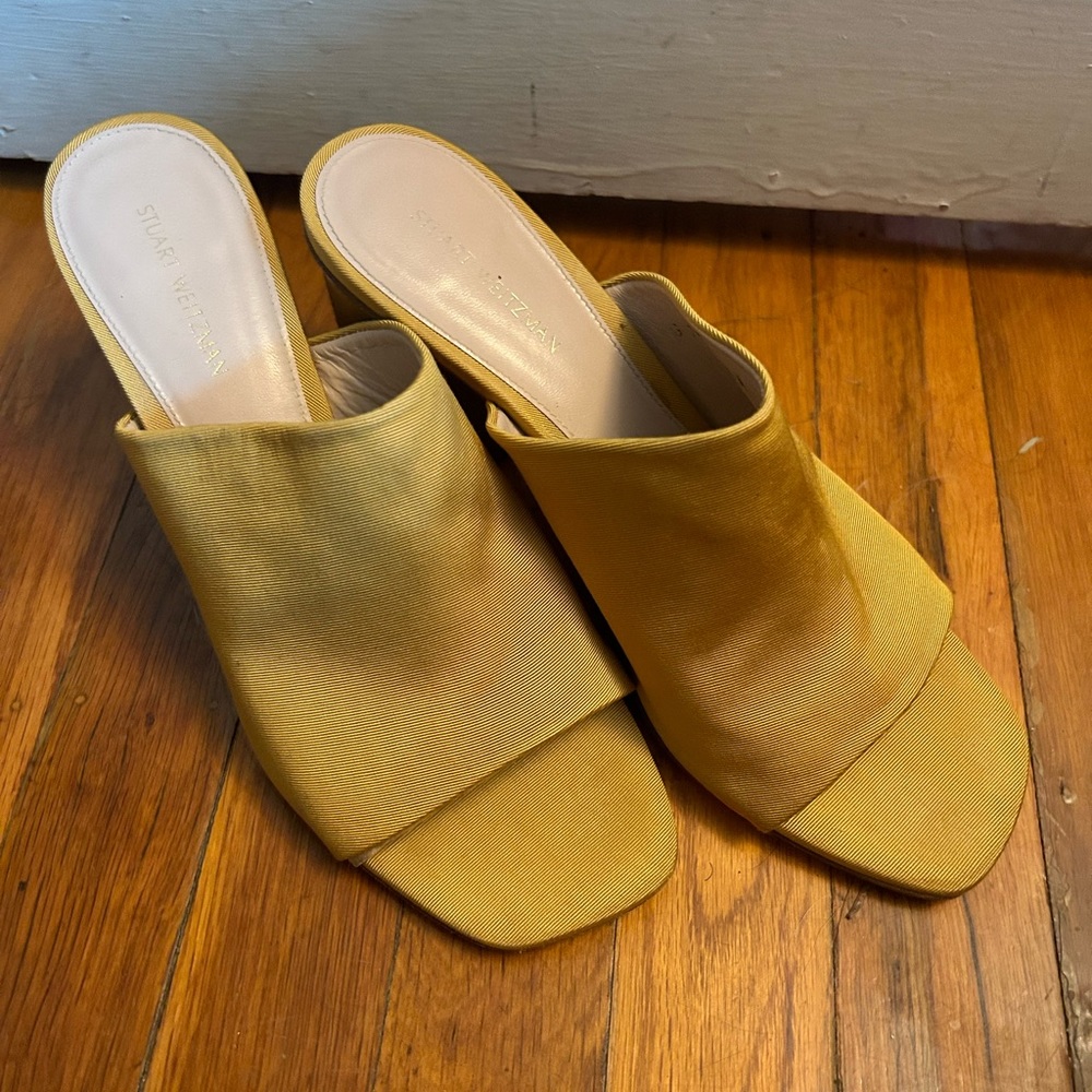 Stuart Weitzman Block Heel Slides - image 3